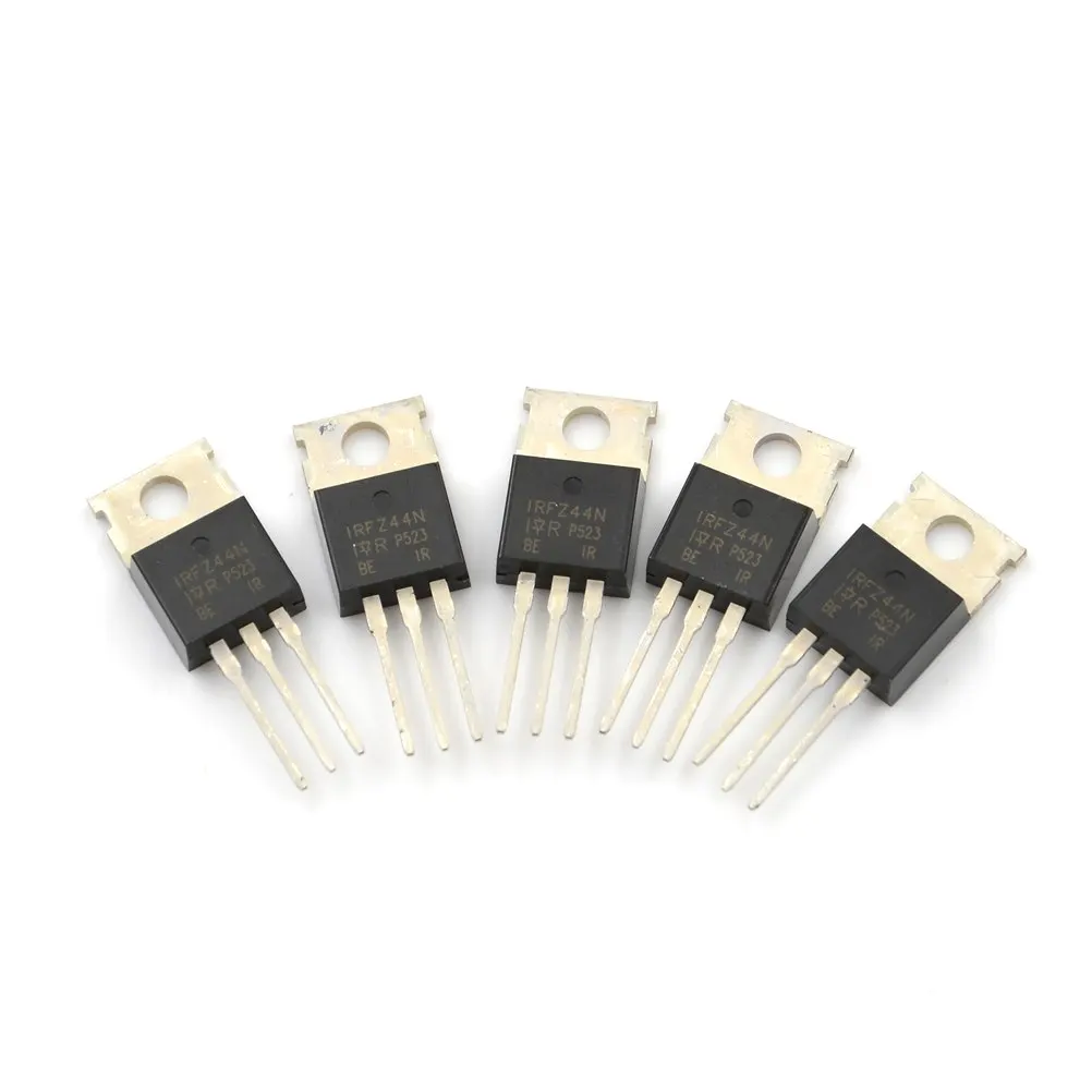 5 шт./лот транзистор IRFZ44N IRFZ44 Power MOSFET 49A 55V TO 220 Высокое качество|Соединители| |