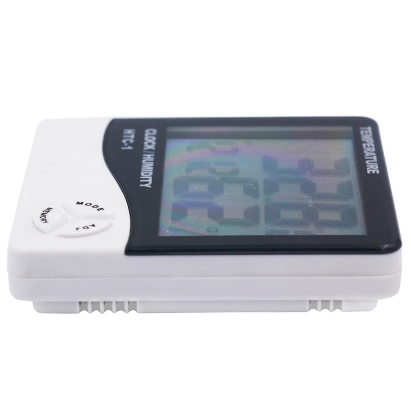 10 قطعة داخلي lcd الرقمية الرطوبة جهاز قياس درجة الحرارة الرطوبة ميزان الحرارة ساعة تنبيه الطقس محطة 44 قبالة في أجهزة قياس درجة الحرارة من أدوات على