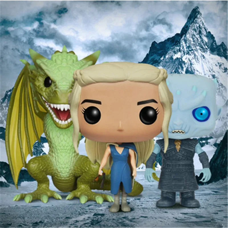 

Official FUNKO POP Game of Thrones #25Daenerys The Mother of Dragons #44 Night King Model Vinyl Doll Birthday Gift Action Figure