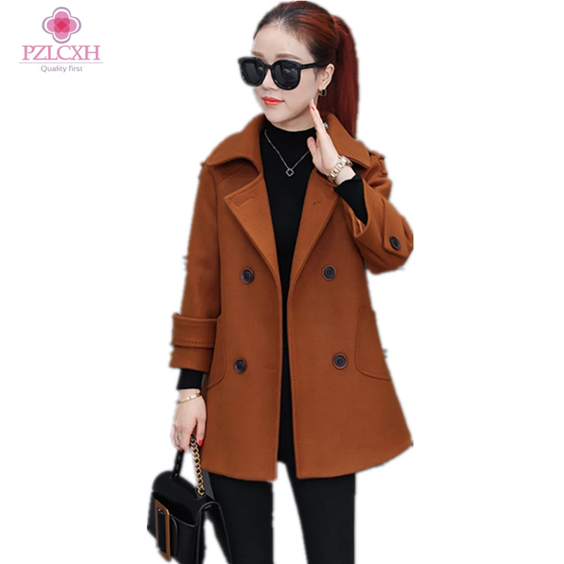 Caramel Zl0899 Double Femmes Section Boutonnage Qualité Courte green 2017 red À Hiver De pink Laine Haute Manteau Nouvelle Pzlcxh Veste Mode Automne wTUfFqq