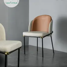 Луи Мода обеденные стулья Tieyi кафе Американский легкий и роскошный гостиная отдых дома спинка стол для переговоров