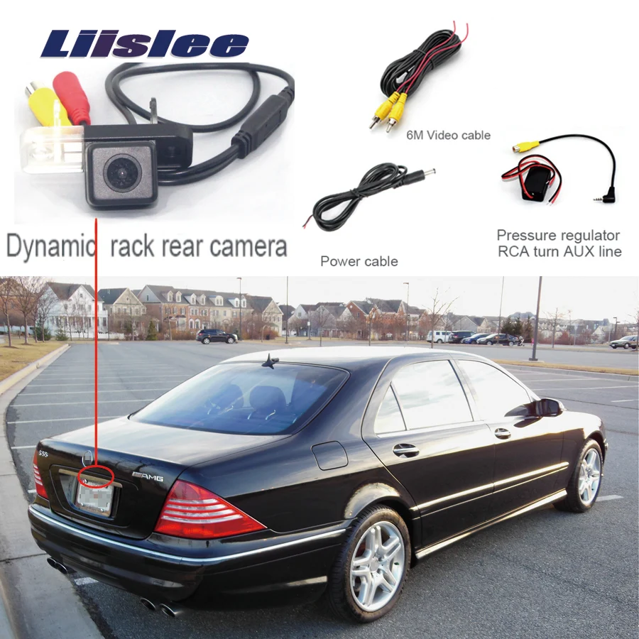 Liislee для Mercedes Benz S55 S63 S65 2000 2001 2002 2003 2004 2005 Автомобильная камера заднего вида