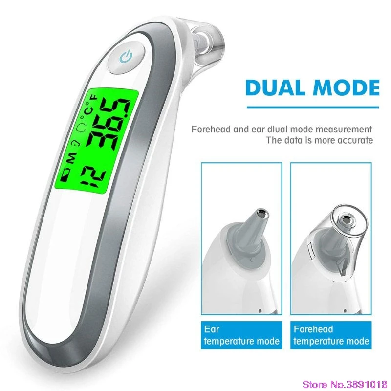 Ухо и лоб термометр цифровой медицинский инфракрасный термометр для маленьких детей взрослых Фаренгейт Цельсия Converti