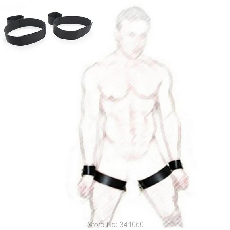 Sex Adult Game BDSM Erotic Wrist Cuffs to Thigh Kit Bandage Sex Toys Set,Sex Restraint Kit System For Sex Products For Couples