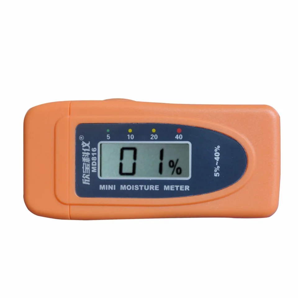 Mini Electronic Wood Moisture Meter Md816 Home Mini Electronic Wood Moisture Meter
