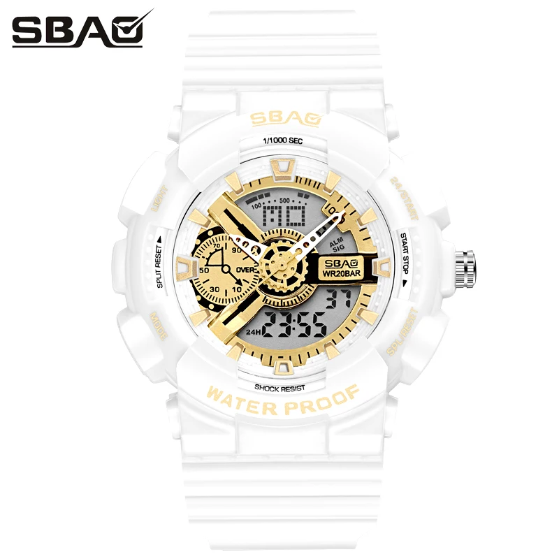 

SBAO Brand Boy Student Sports Watch Male Digital Watch Multi-Functional Electronic Military Watch Men Women Sports Clock Relogio