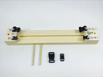 

The rope bracelet weaver Umbrella rope wooden diy umbrella rope bracelet with wooden frame paracord Jigs