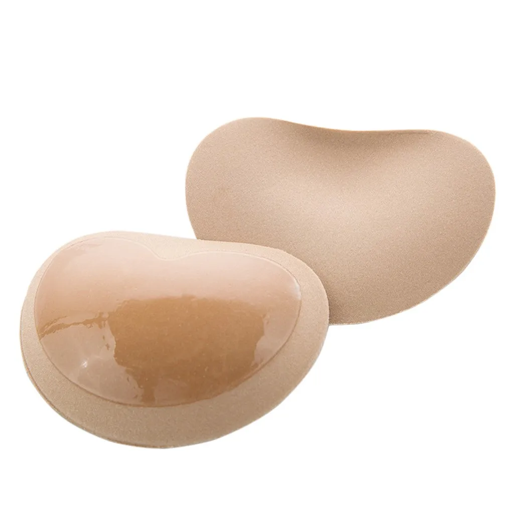 

2019 Women's Breast Push Up Pads Swimsuit Accessories Silicone Bra Pad Nipple Cover Stickers Patch Inserts Sponge Bra