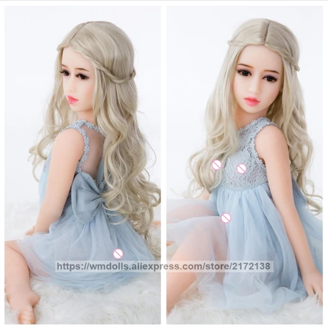 100cm Lifelike Flat Chest Silicone Sex Dolls For Men Real Adult Toys