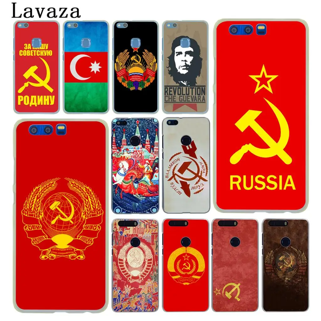Lavaza Советский Союз Гранж флаг чехол для Huawei Y9 Y7 Prime 2018 2019 Honor 20 8A 8X 8 9 9X 10 Lite 7C 7X 7A Pro|case