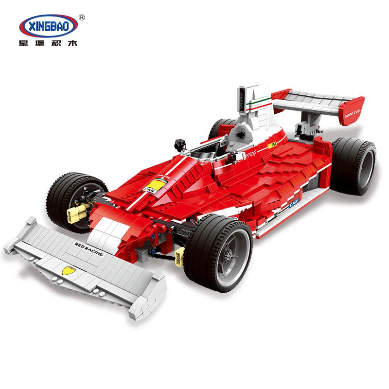 DHL 03023 The Red Power F1 Racing Car Set Educational Building Blocks Bricks Compatible Legoinglys Technic classic DIY Toys