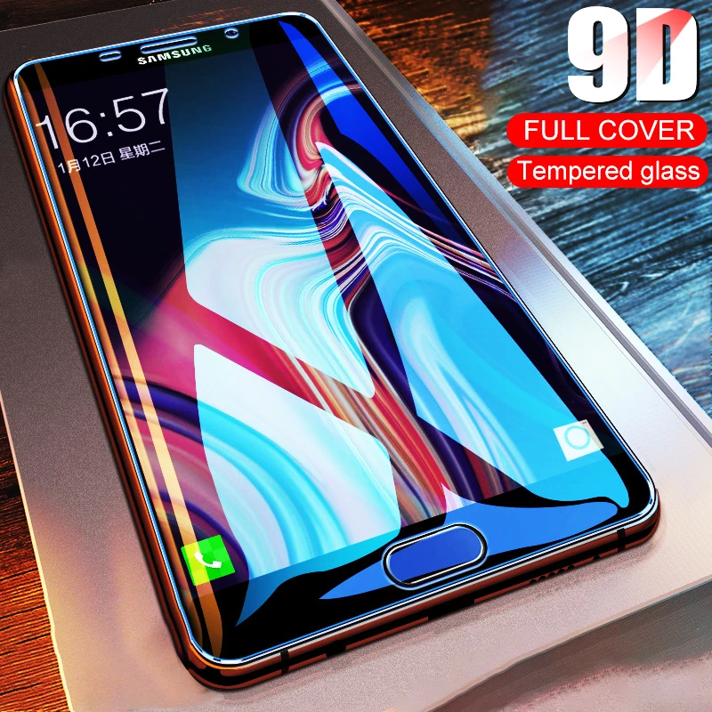 MOOPOK-9D-Tempered-Glass-For-Samsung-Galaxy-J4-Plus-J6-J8-A6-A8-A7-2018-Screen