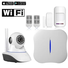 Chuangkesafe W1 WiFi PSTN Sistema de Alarma de Ladrón del Hogar Kit de teléfono APP Control remoto para el Hogar Kits Estándar de Seguridad