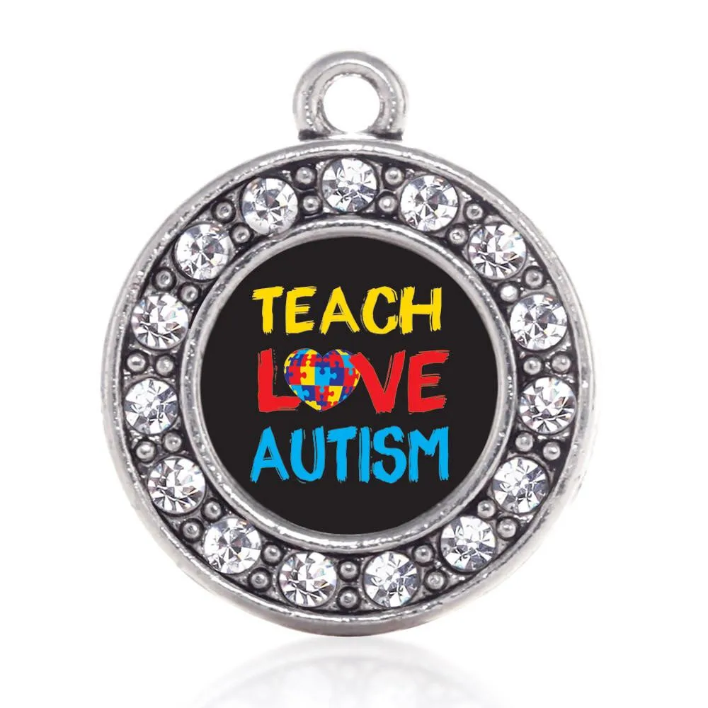 Металлические Хрустальные Подвески и кулоны с надписью Love authism Awareness ювелирные