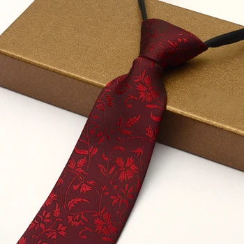 

High Quality New 2019 Fashion Men Tie Classic Flower Floral 8CM Ties For Men Bridegroom Business Wedding Necktie Accessories