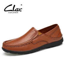 Клакс Мужская обувь из натуральной кожи летние мужские кожаные туфли слипоны ручной работы мужские Мокасины дышащие