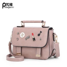 

PONGWEE 2017 Cute Handbag For Girls Small Beach bag Women Sling Shoulder Bags Korean Style Mini Crossbody Bags For Women