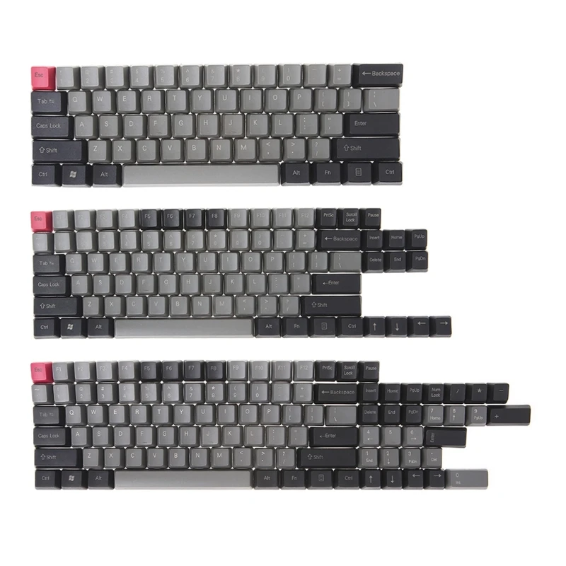 Черный, серый цвет смешанный Dolch толстый pbt 104/87/61 клавишный колпачок от производителя профиль Чехлы для клавиш