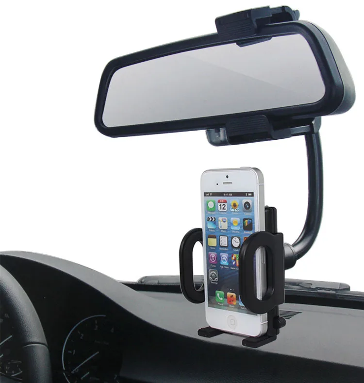 Car Rearview Mirror Holder Cradle Phone Holder For iPhone XS MAX XR 6 7