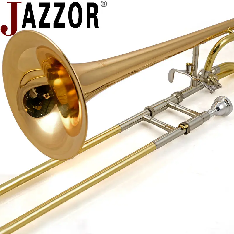 JAZZOR JBSL 802 B/F Плоский альт тромбон с мундштуком чехлом перчатками ветровыми