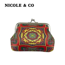 NICOLE & CO2019Mini Coin Purse girls Change Metal Hasp Closure Card Holder Wallet Small Bag NICOLE & CO2019Mini Coin Purse girls Change Metal Hasp Closure Card Holder Wallet Small Bag