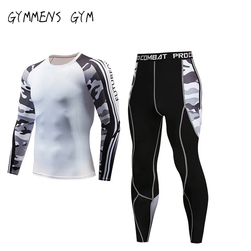 Мужские Спортивные Компрессионные рубашки для бега, Спортивная футболка с длинными рукавами+ тренировка бега трусцой, спортивные костюмы для бега для мужчин, быстросохнущие