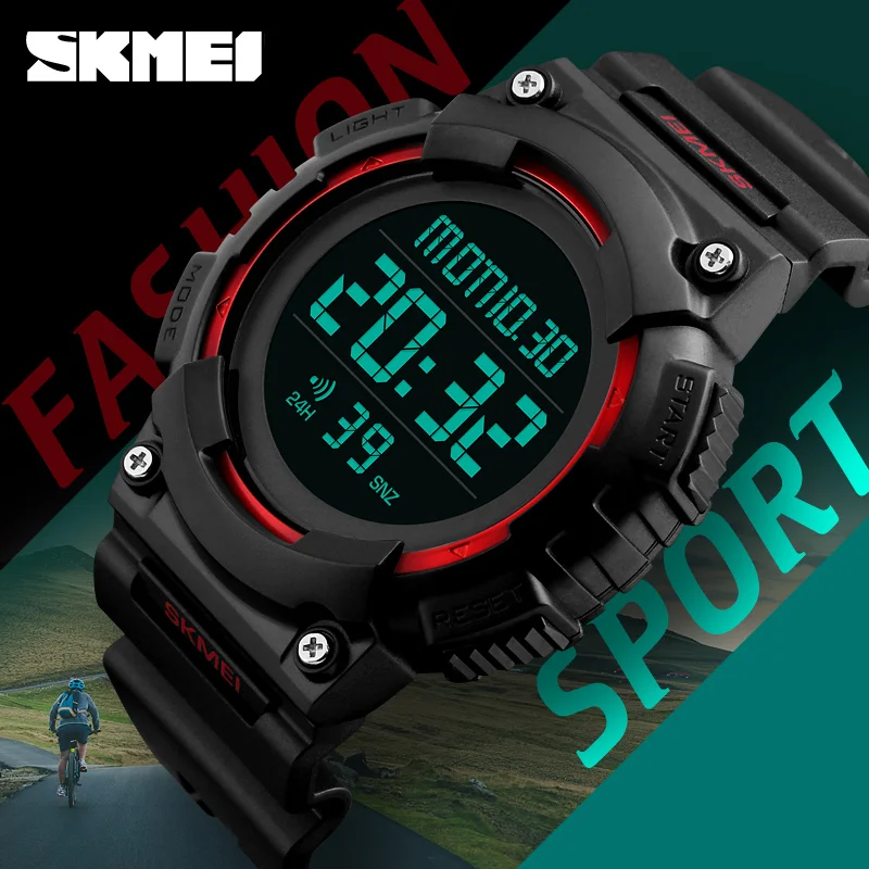 SKMEI Outdoot спортивные часы для мужчин люксовый бренд Многофункциональные цифровые наручные часы повседневные электронные ударные светодиодные часы Relogios
