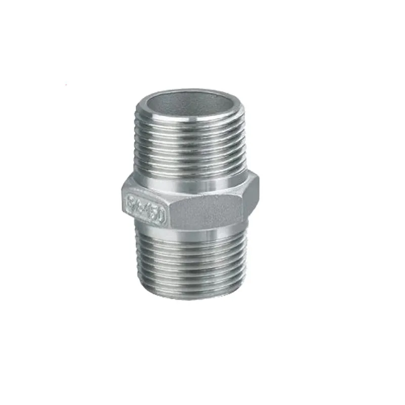 3/4 &quotМужской * мужской шестигранный сосок из нержавеющей стали SS304 M/M резьбовой