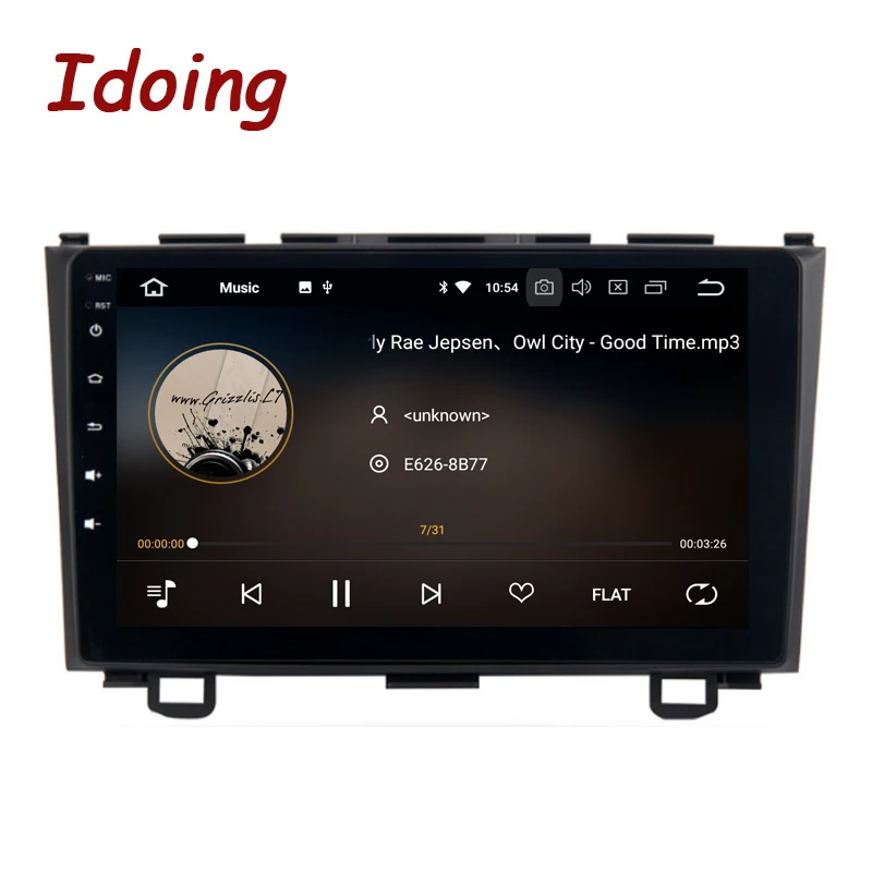 Idoing 1Din " Android8.0/7.1для Honda CRV 2006-2011 4G+ 32G 8Core Автомобильный gps мультимедийный плеер рулевое колесо навигация быстрая загрузка