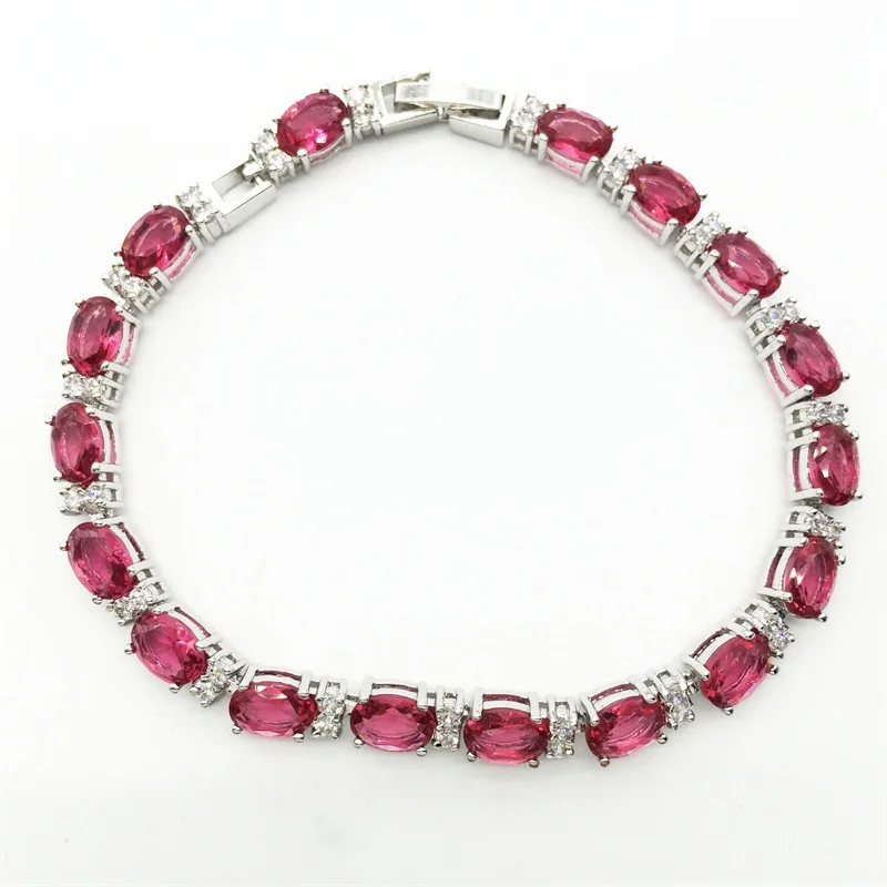 Браслеты и браслеты дизайн роза AAA циркониевый браслет белый золотой цвет женский браслет ювелирные изделия