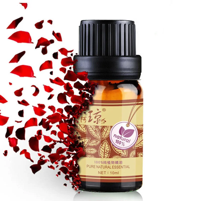 

100% Natural Rose Essential Oil 10ml Moisturizing and Hydrating Whitening Massage oils Skin Care Facial Morocco Pure Rose oil
