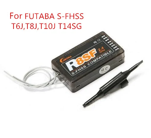 Corona 2,4G R4SF/R6SF/R8SF совместимый приемник f/FUTABA S-FHSS T6 14SG