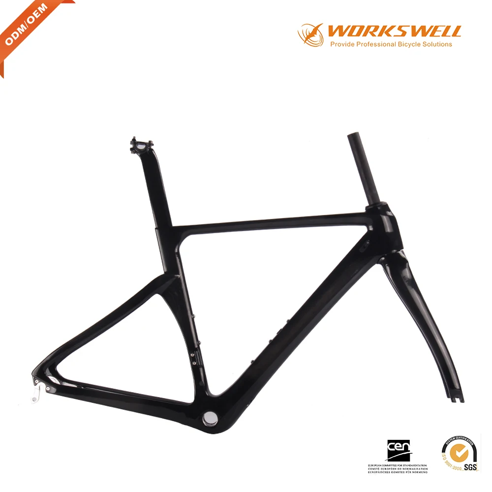 Cheap 2018 Workswell frames High quality & professional design full carbon fiber aero road frames with flat disc brakes 1 Cheap 2018 Workswell frames High quality & professional design full carbon fiber aero road frames with flat disc brakes 1