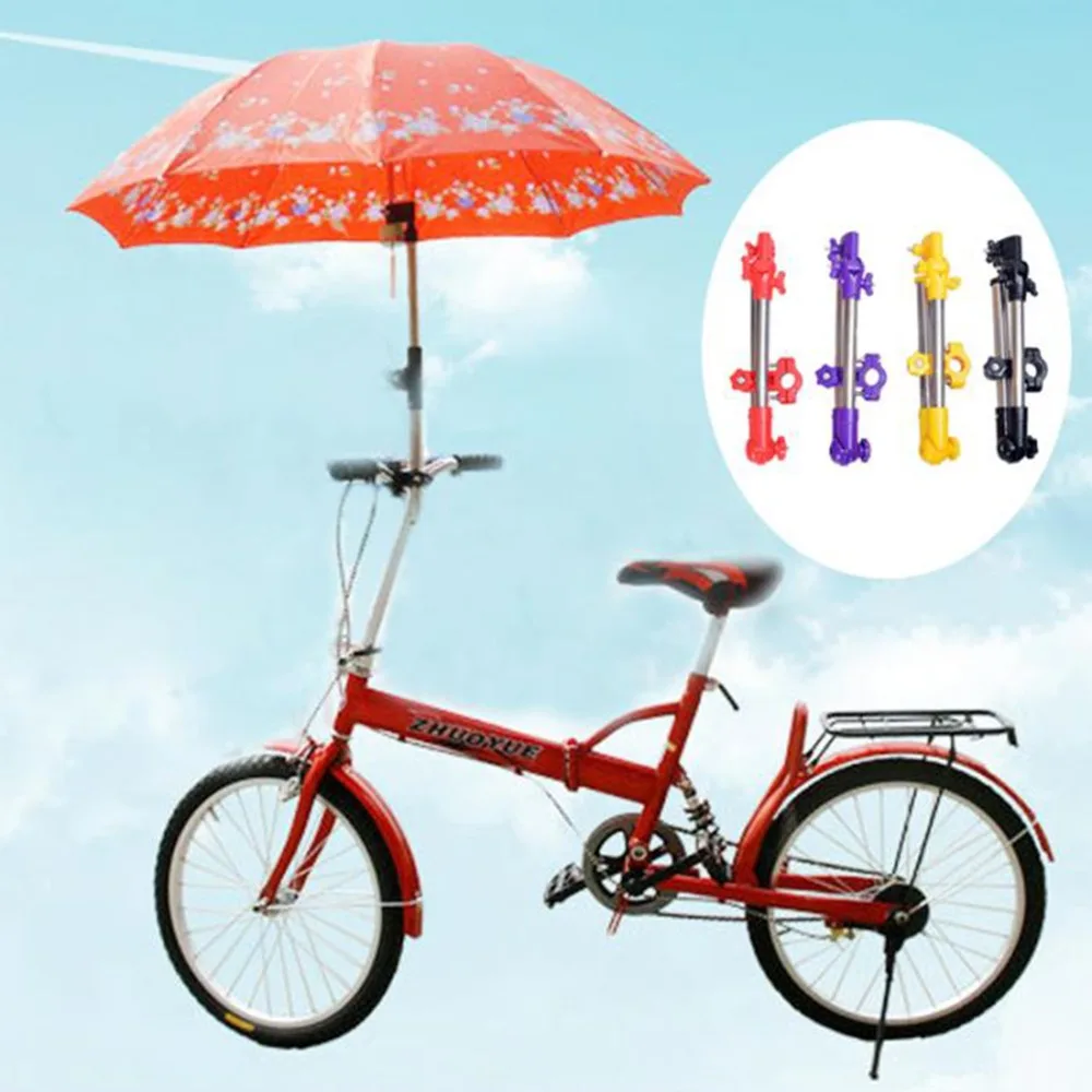 Регулируемая детская коляска зонт держатель Стенд Велоспорт велосипедный спорт велосипед поворотный Разъем Кронштейн Дождь Защита от