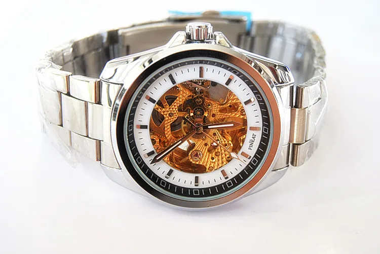 Fineat fully automatic cutout mechanical watch energy