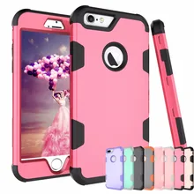 360 ударопрочный защитный чехол Гибридный ТПУ+ резина жесткий прочный бронированный розовый золотой чехол для телефона для iPhone 11 XR 6 6S 7 8 Plus X XS