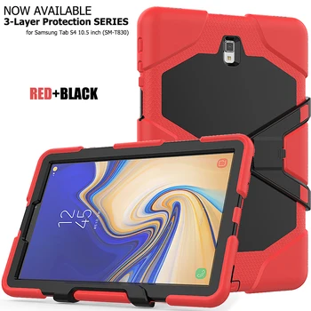

Hybrid Shockproof Armor Military Extreme Heavy Duty Rugged Case With Stand For Samsung Galaxy Tab S4 10.5 inch 2018 SM-T830