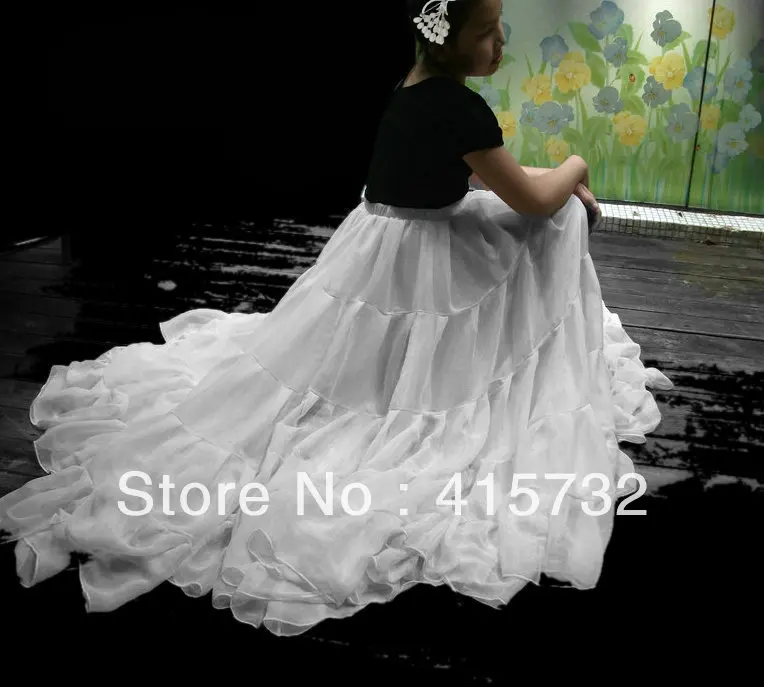 

Free Shipping 2017 New Arrival Spring And Summer Women Chiffon Long Maxi Ruffle Skirts For Ladies Layered White Waisted Skirts