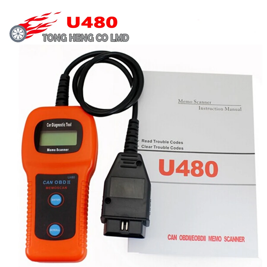 Бесплатная доставка U480 OBD2 OBDII Автомобильный/грузовой автомобильный