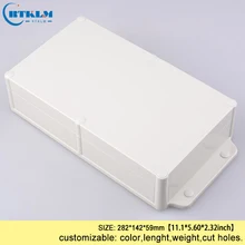 Настенный монтажный проект наружный пластмассовый, водонепроницаемый корпус распределительная коробка пластиковые чехлы «сделай сам» электронный 282*142*59 мм прозрачный