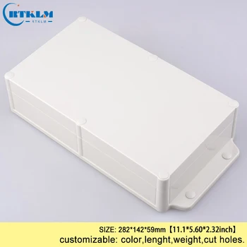 

Wall mounting project outdoor plastic waterproof enclosure junction box plastic diy cases electronic 282*142*59mm transparent