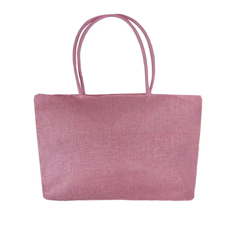 Большие соломенные пляжные сумки для женщин, складная сумка для покупок, многоразовая сумка для женщин, новинка, модная простая сумка ярких цветов, sac de plage# S