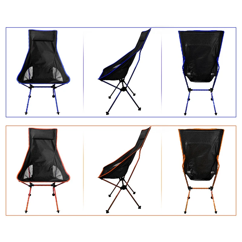 ELOS-складной стул с Луной, стул для рыбалки, кемпинга, стул для барбекю, пешего туризма, переносное кресло, алюминиевый сплав+ ткань Оксфорд, легкий Cha