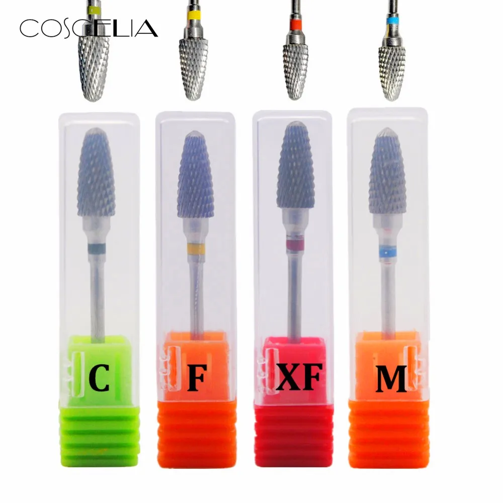 

4 Style Milling Cutter Burrs Nail Drill Bits Machine Nail Cutter Nail File Manicure For Manicure Nail Art Accessories