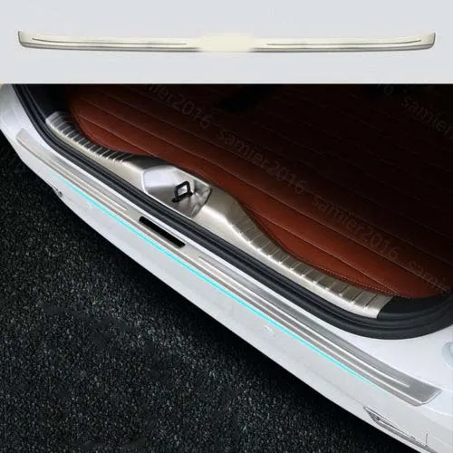 

Fit For Toyota Alphard 15-17 Stainless Pad Rear Truck Protector Cover Trim Plate