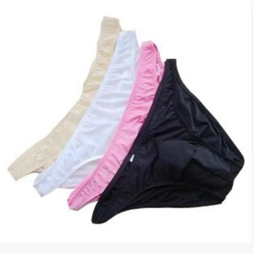 Sexy Mens Pouch Briefs Simple Man Underwear Male Solid Color Convex