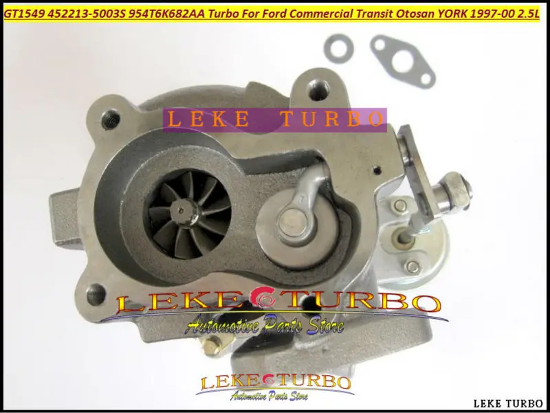 GT1549 452213-5003S 452213-0001 452213-0003 954T6K682AA Turbo Turbocharger For Ford Commercial Vehicle Transit van Otosan YORK 1997-00 2.5L TDI (5)