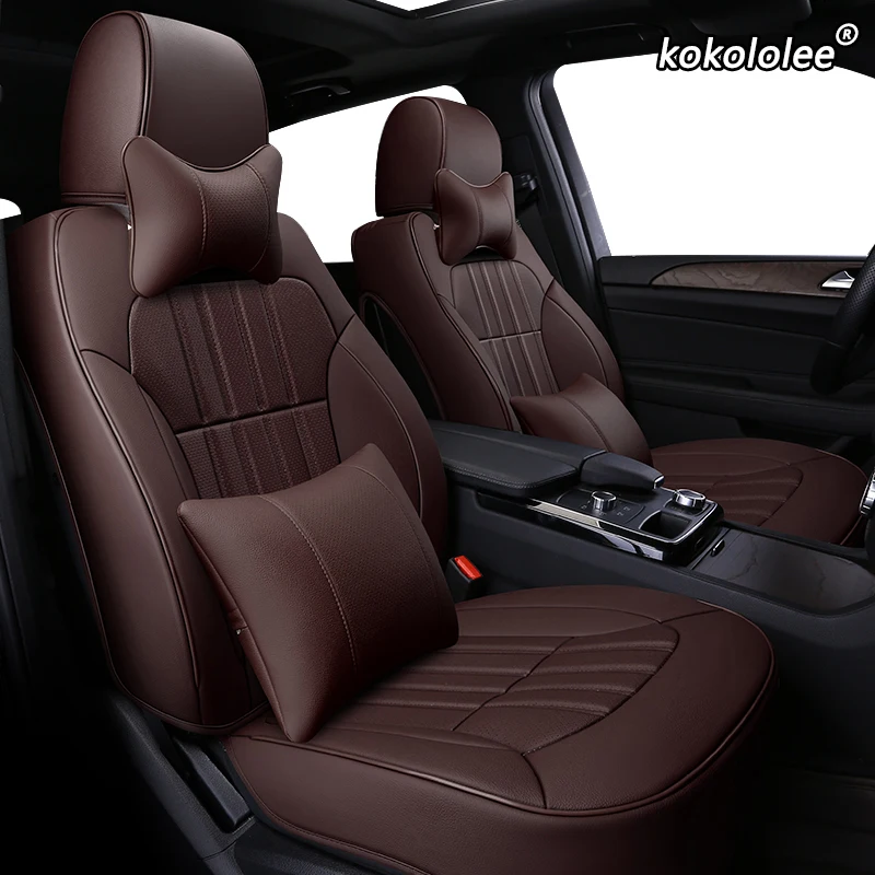 

kokololee Custom Leather car seat cover For Trumpchi GA6 GA3 GS5 GA8 GS8 GA5 GS4 GS7 GS3 GM8 GA4 GM6 Automobiles Seat Covers