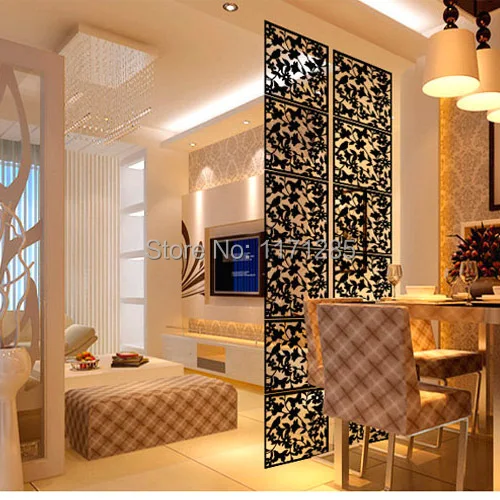 Modern Fashion Contract Birds Hanging Screen Parion Wall Stickers Modern Fashion Contract Birds Hanging Screen Parion Wall Stickers Room Dividers Hollowout Home Decor