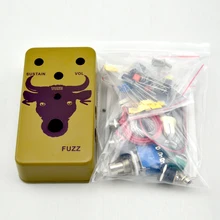 NEW DIY Fuzz& Distortion pedal guitar effects pedal by Handmade true bypass for Bass guitar